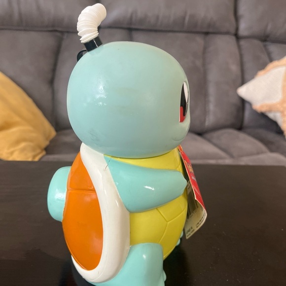 Nintendo 3D Pokemon Sipper Bottle Cup Water Squirtle 1998 Rare 7 Inch - Picture 6 of 6